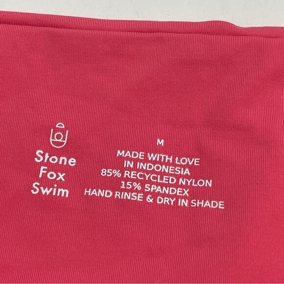 Stone Fox Swim Sunset Pink Lele Bikini Top - Picture 5 of 10